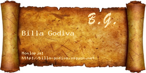 Billa Godiva névjegykártya